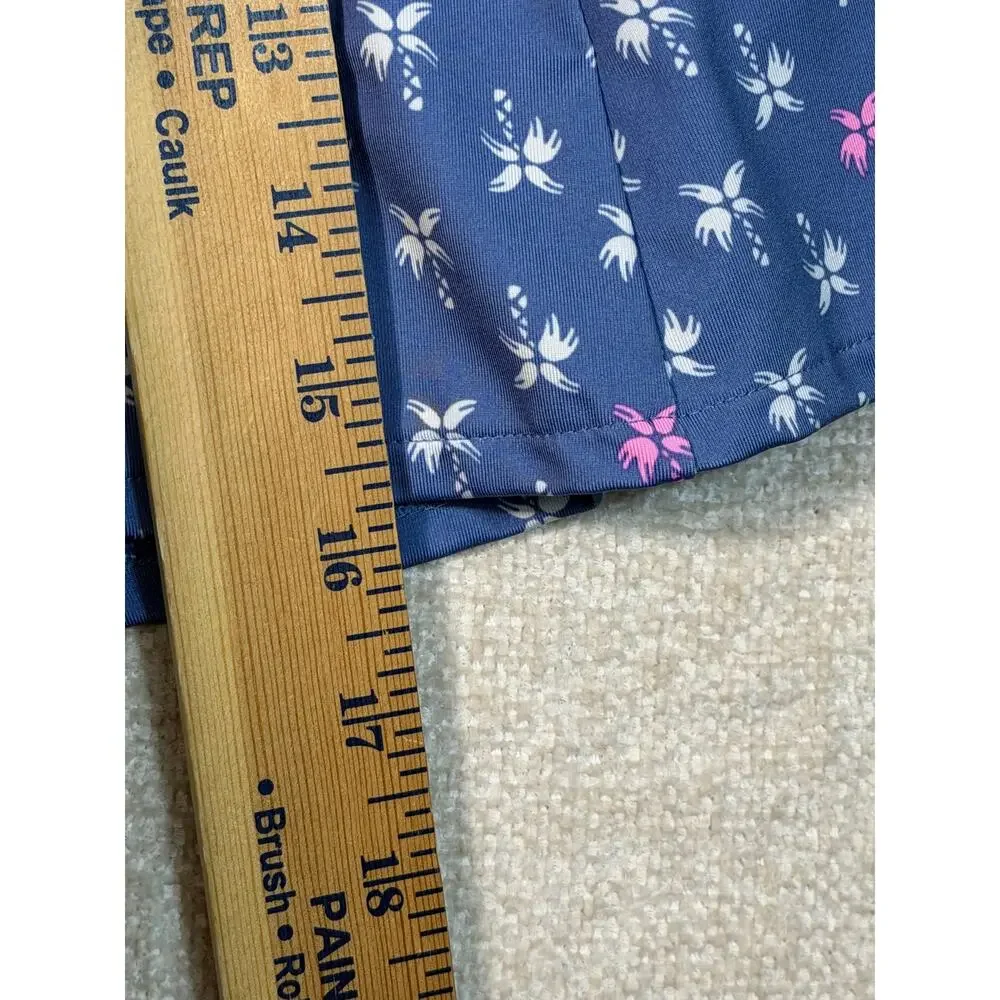 RLX Ralph Lauren Women S Blue Floral Performance Golf Tennis Athletic Skort